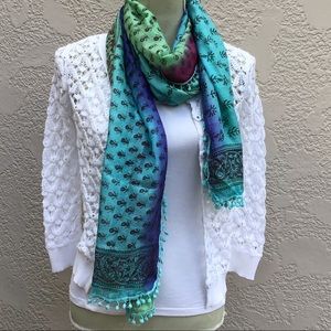 SUNDANCE lace knitted sweater